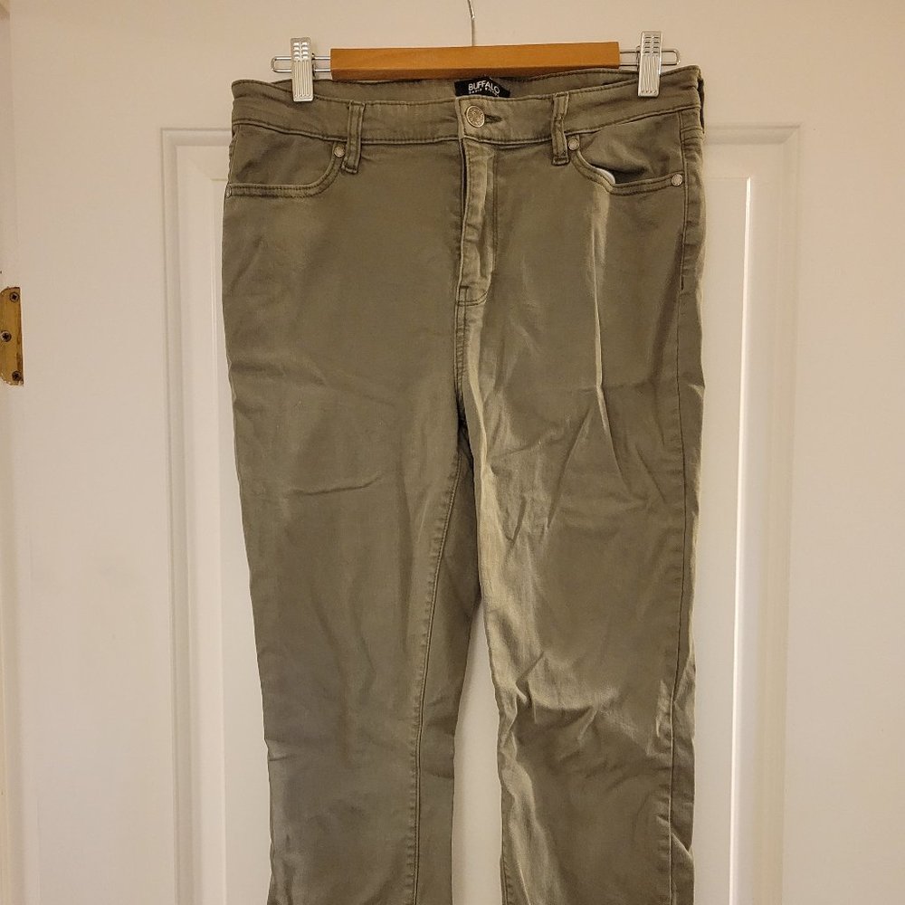 Buffalo David Bitton Havana High Rise Soft Stretch Ankle Pant, Size 8